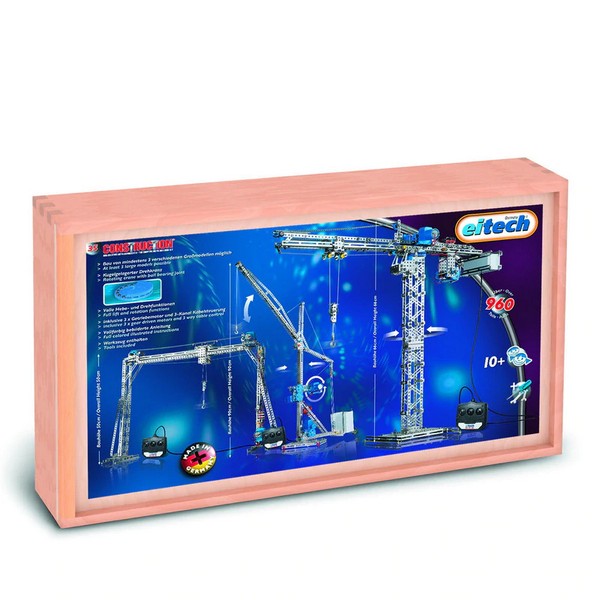 Продукт Eitech - Конструктор Кран с мотор и управление 960 части - 0 - BG Hlapeta